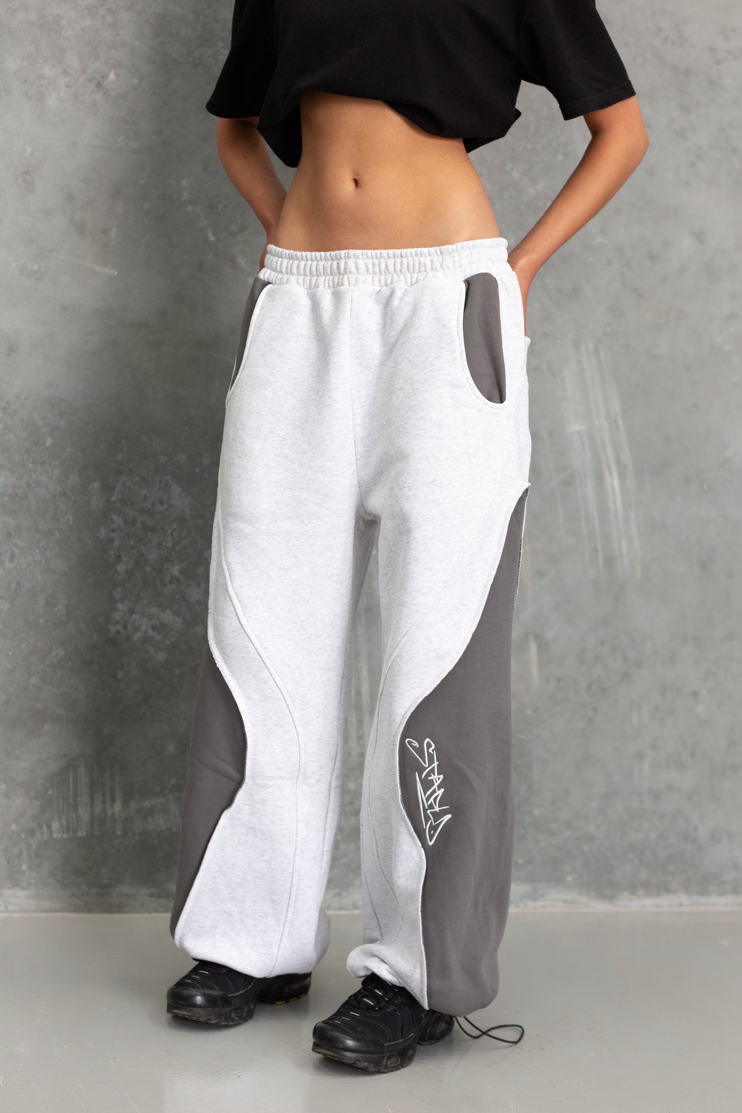 “slouched” trackies